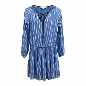 Michael kors long sleeve tunic dress blue xs